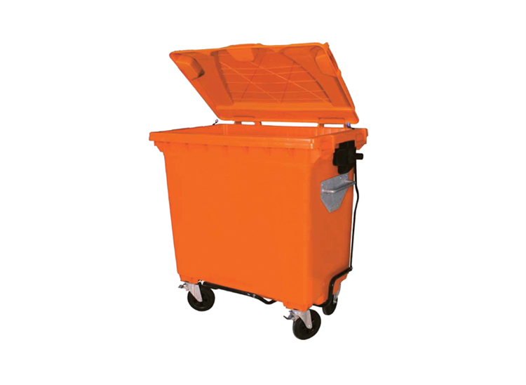Plastik Çöp Kovası 770 Litre Pedallı